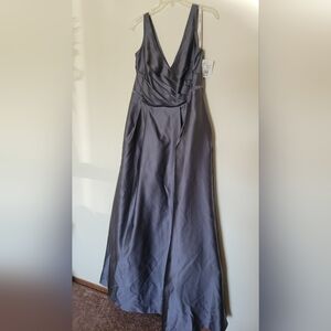David's Bridal Size 16 Gray Formal Dress